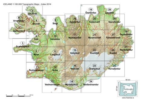 Topographic Map Of Iceland - World Map