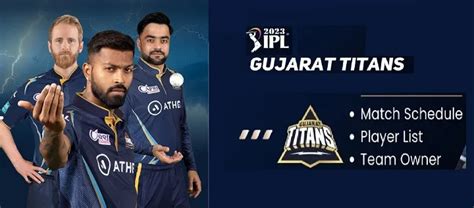 IPL 2023 Gujarat Titans squad, Captain, Player List, Owner, Schedule ...