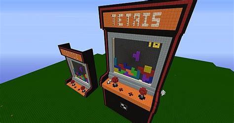 Tetris arcade machine Minecraft Project