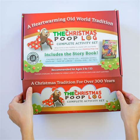 Now Available! The Christmas Poop Log Activity Set