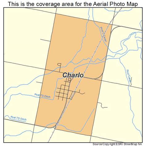 Aerial Photography Map of Charlo, MT Montana