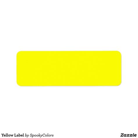 Yellow Label | Zazzle | Custom holiday card, Custom labels, Zazzle