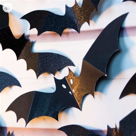 Swarm of Paper Bats Wall Decoration