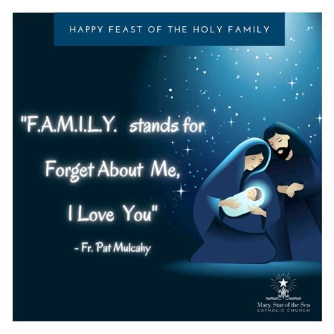 The Feast of the Holy Family – Mary, Star of the Sea