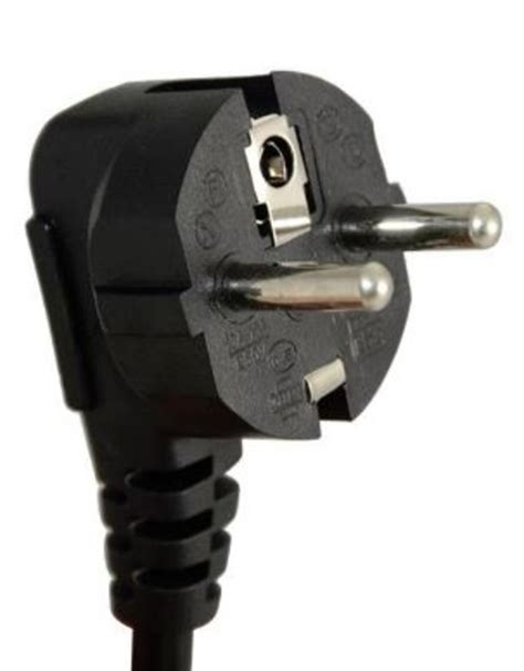 Socket with switch 10-way EU power plug black 3m - ReptileShoply