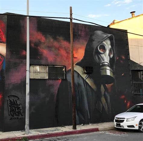 New mural “Stay safe” in Los Angeles : r/Graffiti