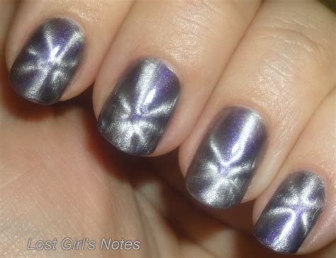 Magnetique Grey Magnetic Nail Polish ~ Lost Girl's Notes