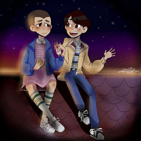 Eleven and Mike + Speedpaint by scoutwheatley | Stranger things fanart ...