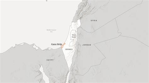 Gaza Strip map: How density matters in the Israel-Hamas conflict