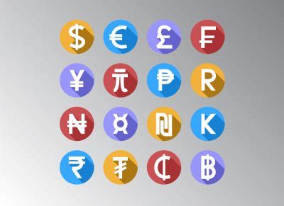 Currency Symbols - Foreign Currency