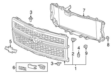 2015 Chevy Silverado Parts Diagram