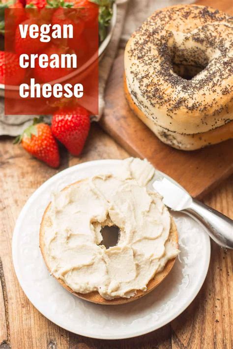 Easy Vegan Cream Cheese - Connoisseurus Veg