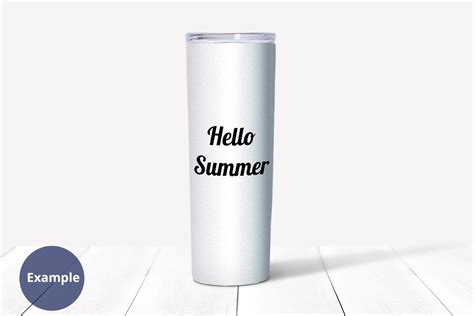 Skinny Tumbler mockup, Minimalist 20oz tumbler mockup PSD