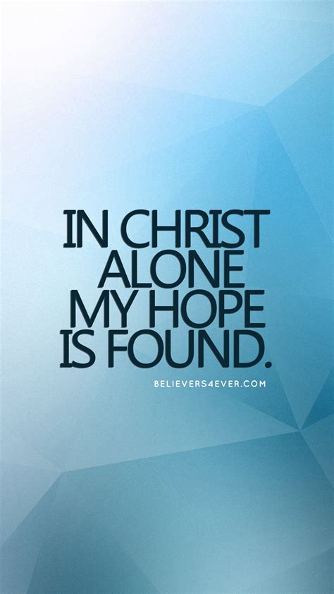 In Christ alone - Believers4ever.com