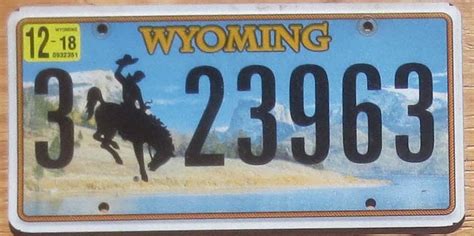 Wyoming Archives - Page 4 of 4 - Automobile License Plate Store ...