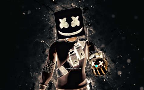 Ladda ner Djmarshmello Uppträder Med Sin Show På Fortnite. Wallpaper | Wallpapers.com