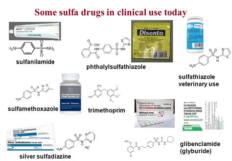 Which antibiotics contain sulfa