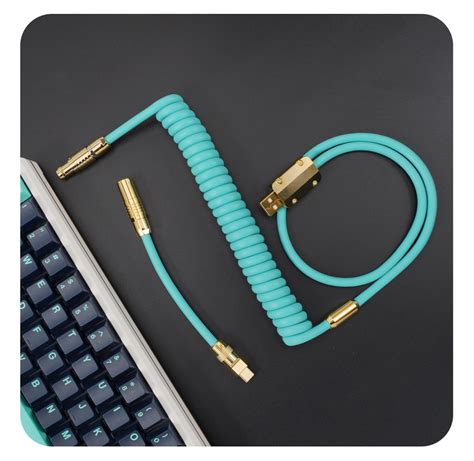 Keyboard Cable Coiled Cable Custom Cable Detachable USB C | Etsy