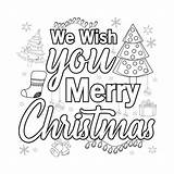 Premium Vector  Merry Christmas coloring Page Line Art sketch template