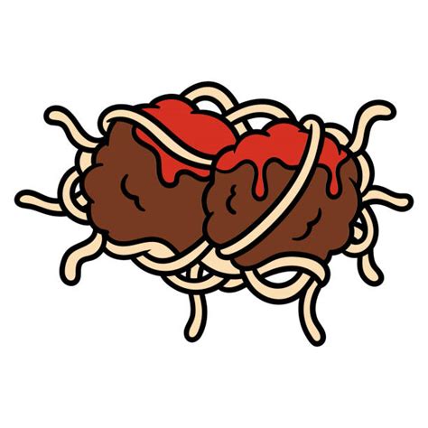 Spaghetti And Meatballs Illustrations, Royalty-Free Vector Graphics & Clip Art - iStock