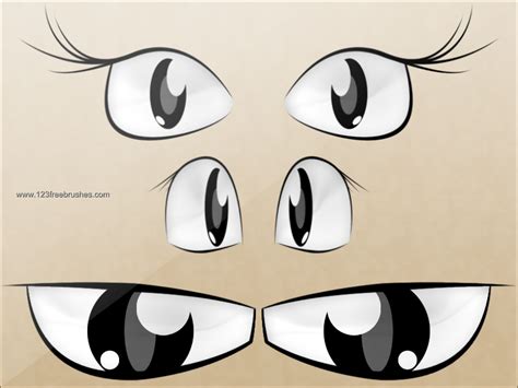 Anime Eyes | Ps Brushes | 123Freebrushes