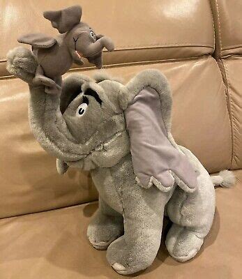 LARGE DR. SEUSS 1998 Horton Elephant w Baby Universal City STUDIOS PLUSH TOY 20" | eBay