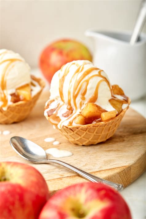 Mini Apple Pie Waffle Bowls | Waffle bowl desserts, Waffle bowl, Waffle bowl recipe