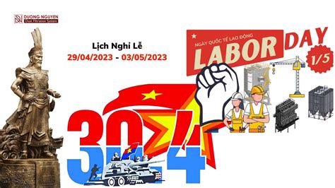 Lịch nghỉ Lễ 30/4, 1/5 và Quốc khánh năm 2023|duongnguyen.vn