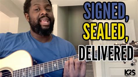 Stevie Wonder - Signed, Sealed, Delivered - Acoustic Guitar Lesson - YouTube