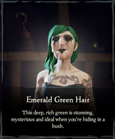 Emerald Green Hair - Sea of Thieves Wiki