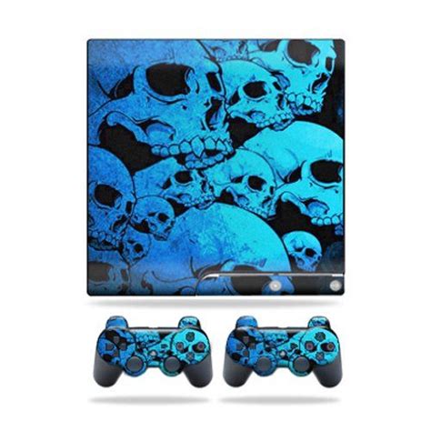 MightySkins Skin Compatible with Sony Playstation 3 PS3 Slim Skins + 2 ...