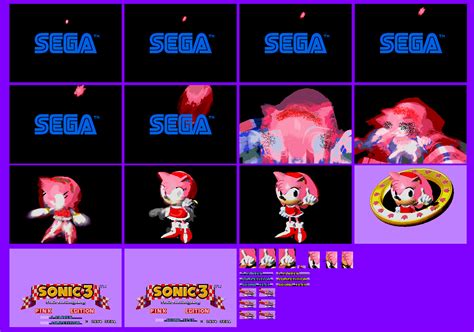 Sonic the Hedgehog 3 Pink Edition - TItle Sprites by Rose80149 on DeviantArt