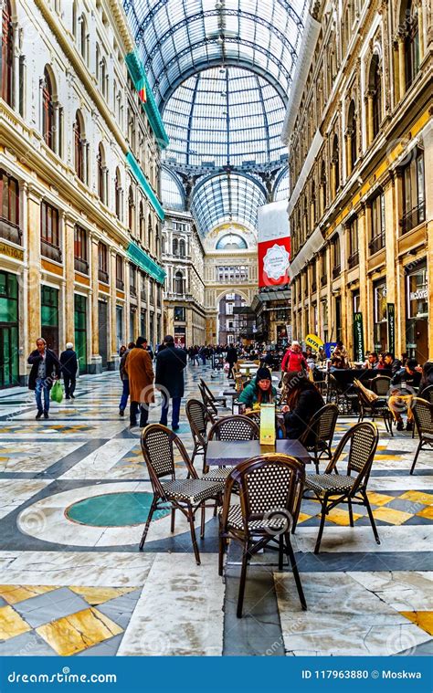 Great Architecture in Naples - Shopping Mall Galleria Umberto, Italy Editorial Image - Image of ...