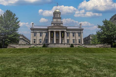 Iowa State University Old Caitol Building and Lawn Photograph by John ...