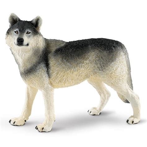 Grey Wolf Wildlife Wonders Figure Safari Ltd | Pet toys, Animals, Safari