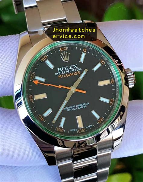 AR Rolex Milgauss 116400 Green Glass Replica Watch : Find Replica Watches