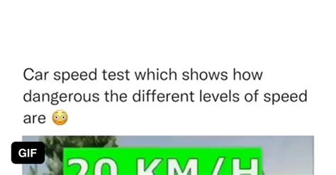 Car crash test with increasing speed - 9GAG