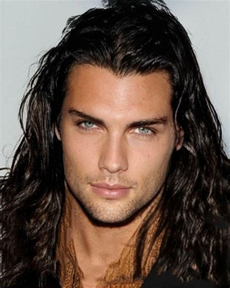 Pin on App Faceapp | Dark hair blue eyes, Long hair styles men, Long hair styles