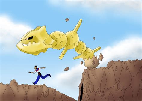 Chasing Shiny Steelix by BlueStormGeo on DeviantArt