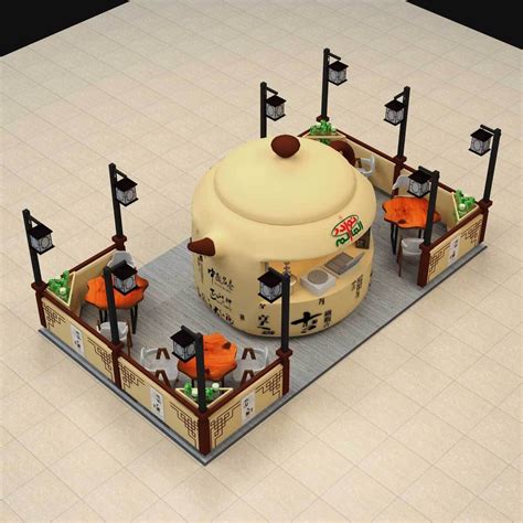 Novel Outdoor Tea Stall Creative Street Tea Beverage Kiosk