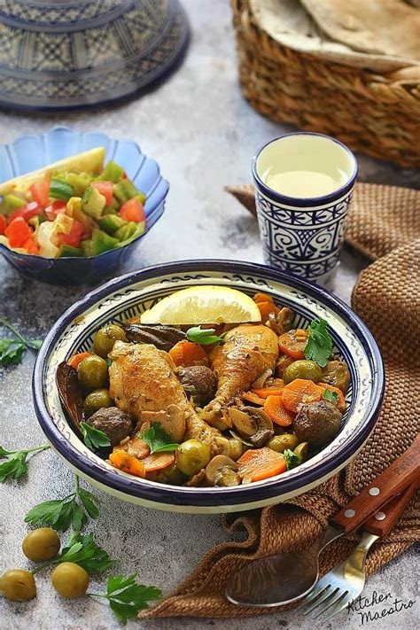 Algerian Olive Chicken Tagine | Chicken tagine, Algerian recipes, Tagine