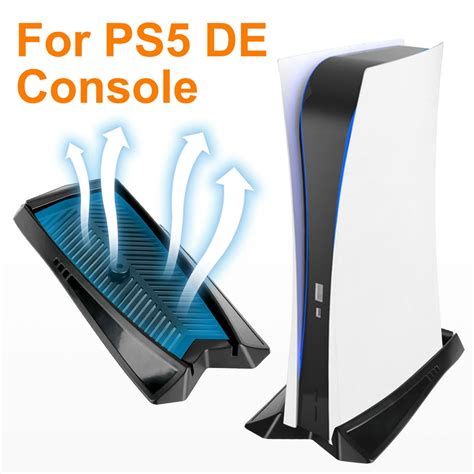 Vertical Stand for PS5 DE, TSV Vertical Stand Fit for Sony Playstation 5 Digital Edition Console ...