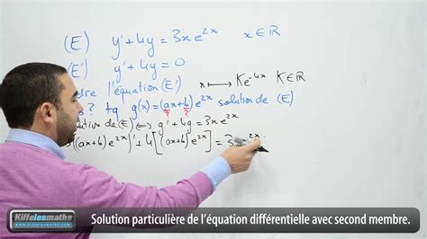 equation differentielle du premier ordre exercice corrigé pdf PDF Cours ...