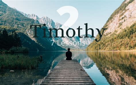 Small Group Bible Study Guide for 2 Timothy - 7 Lessons With Questions