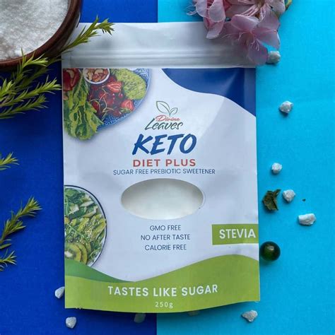 KETO Diet Plus | ZERO Calories Stavia Sweetener for ketogenic diet plan | Zero Carbs - Divine Leaves