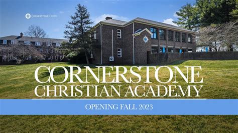 Cornerstone Christian Academy Announcement - YouTube