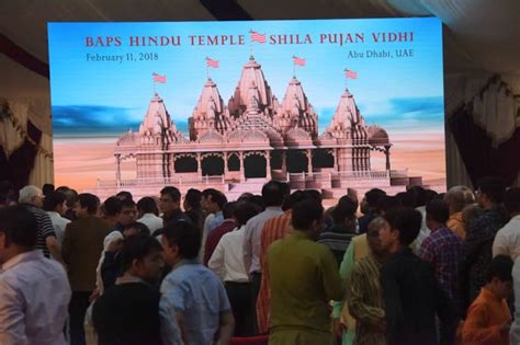 Preparations begin for Abu Dhabi Hindu temple construction