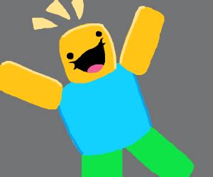 Happy roblox guy - Drawception