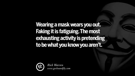 24 Quotes on Wearing a Mask, Lying and Hiding Oneself