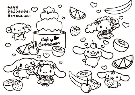 Print Cinnamoroll Coloring Page - Free Printable Coloring Pages for Kids